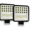 FARO CUADRADO DE 42 LEDs MULTIVOLTAJE